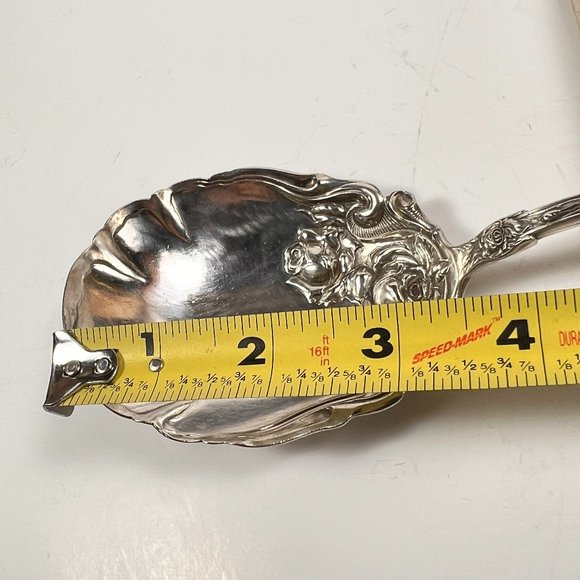 Vtg Glenrose Serving Spoon Wm. A. Rogers Silverplate A1 Large 1900 - Picture 15 of 16